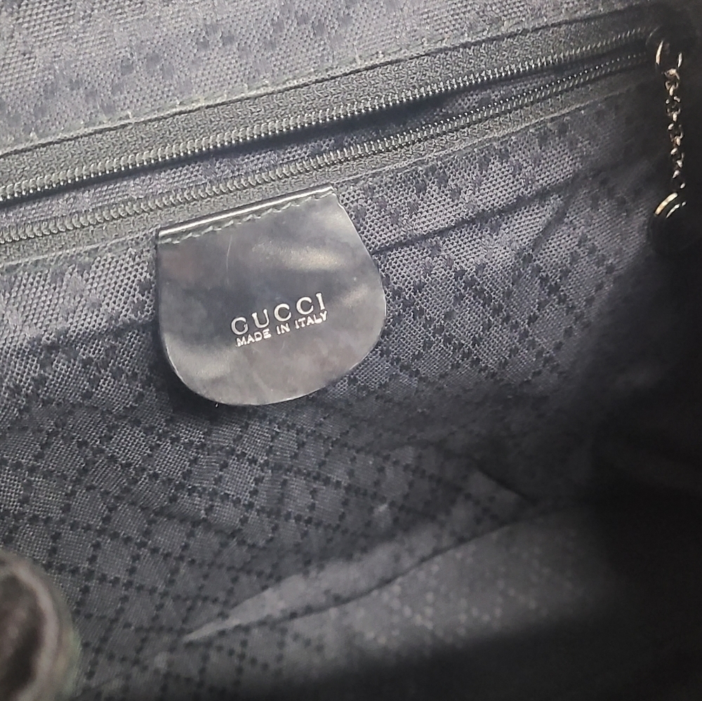 Gucci Bamboo Drawstring Nylon Backpack - Picture 15 of 17